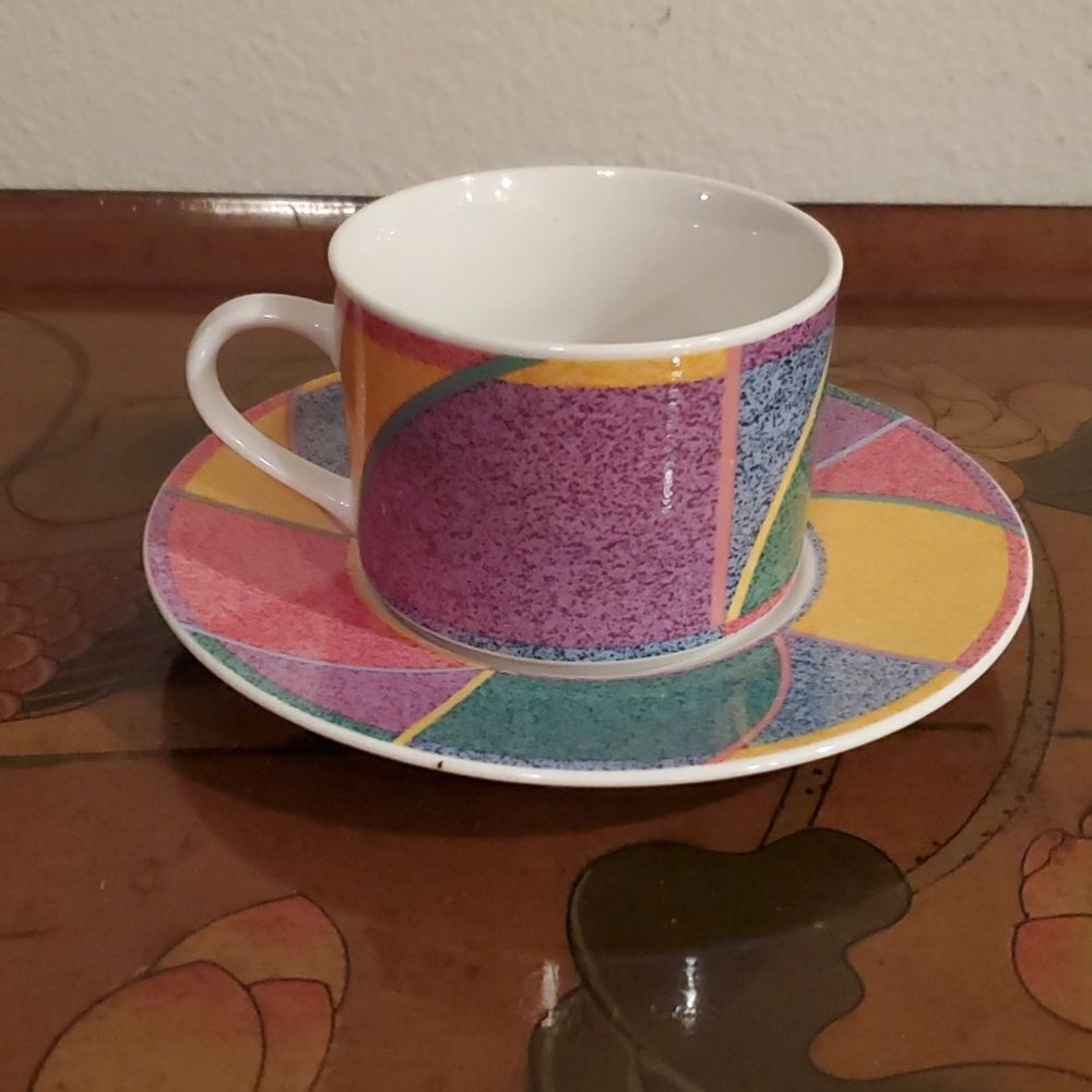Misono Rhythm 8723 Cup and Saucer Set VINTAGE